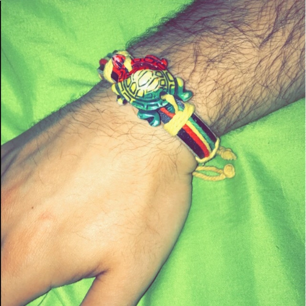 Turtle Bracelet Rasta